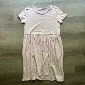 14/16 Wonder Nation Light Pink Short Sleeve Pocket Play Dress